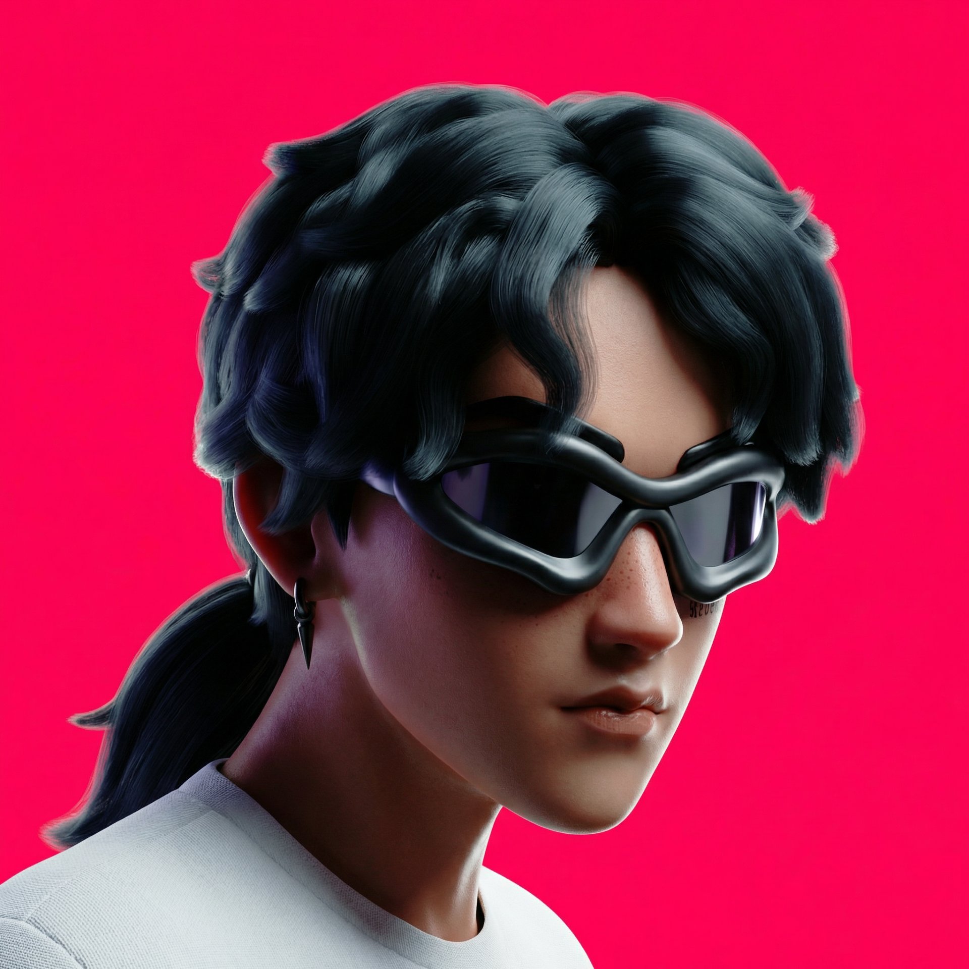 墨镜少年